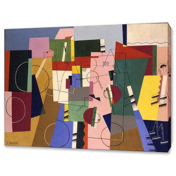 Georges Valmier Landscape 1920 Abstract Art Print