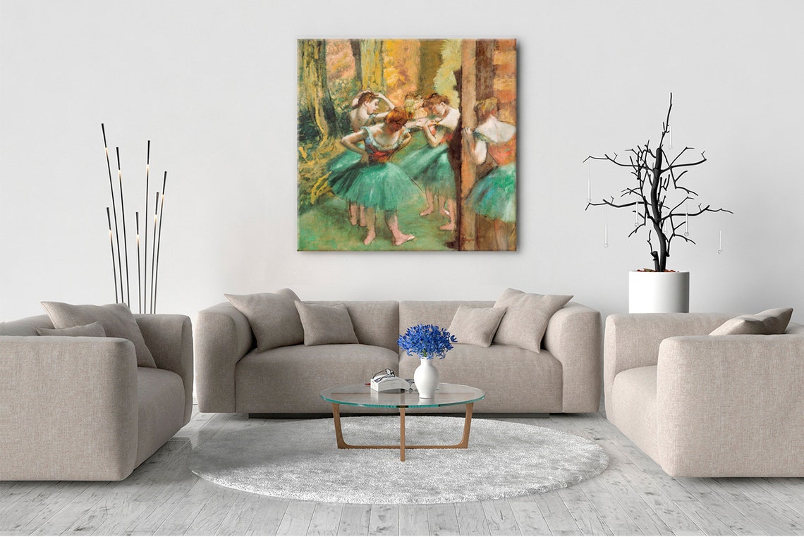 Edgar Degas Dancers Pink And Green Ballet Impressionist Art Poster - Image 2
