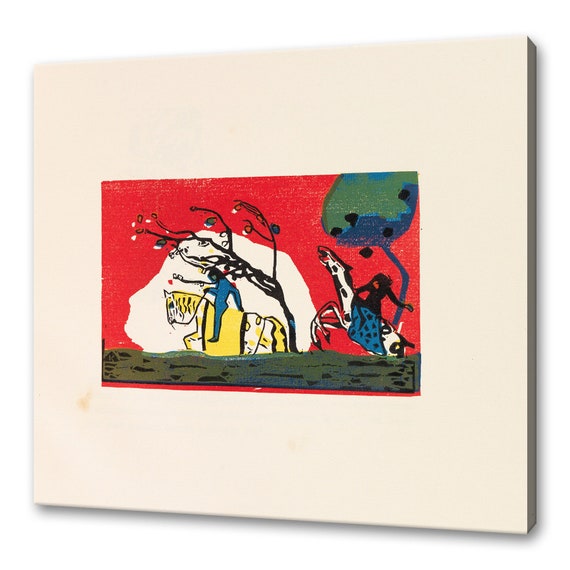 Wassily Kandinsky Klnge 1913 Modern Classic Design Abstract Decor Reproduction Print Wall Art Picture