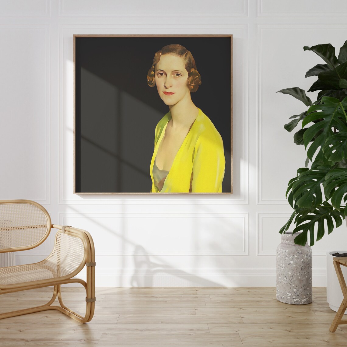 Woman Portrait Vintage Fashion Art Print, Antique Decor
