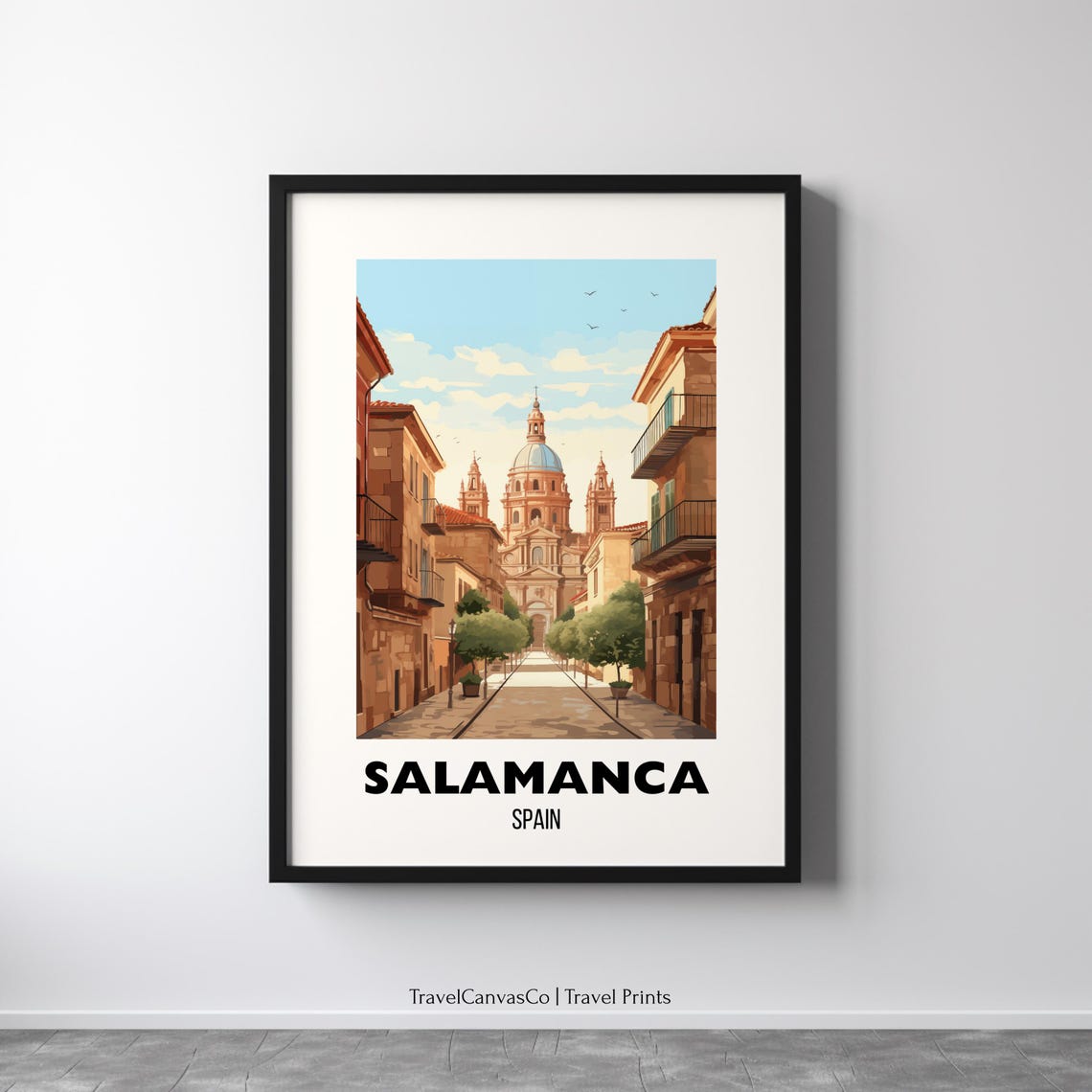 Salamanca Spain Travel Print Wall Art Salamanca Poster Europe Travel Prints Spain Wall Art Decor Salamanca Gift Art
