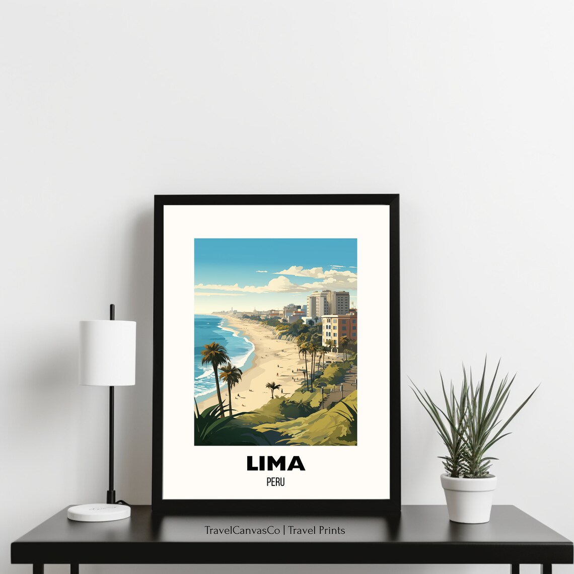 Lima Peru Travel Poster, Latin America Wall Art - Image 3