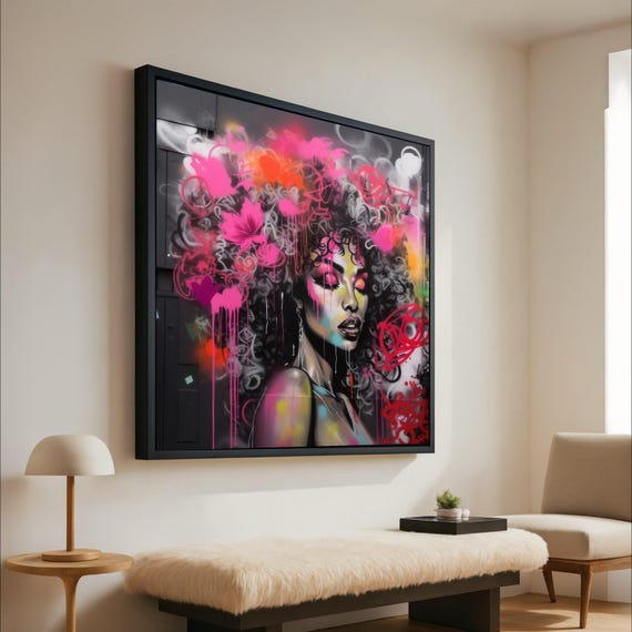 Urban Portrait, Modern Street Art Poster