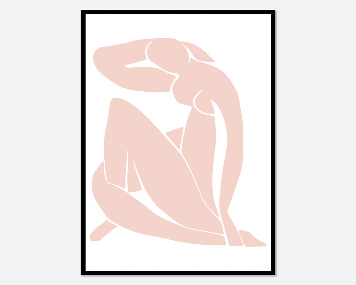 Matisse Blue Nudes Figure Vintage Art Print