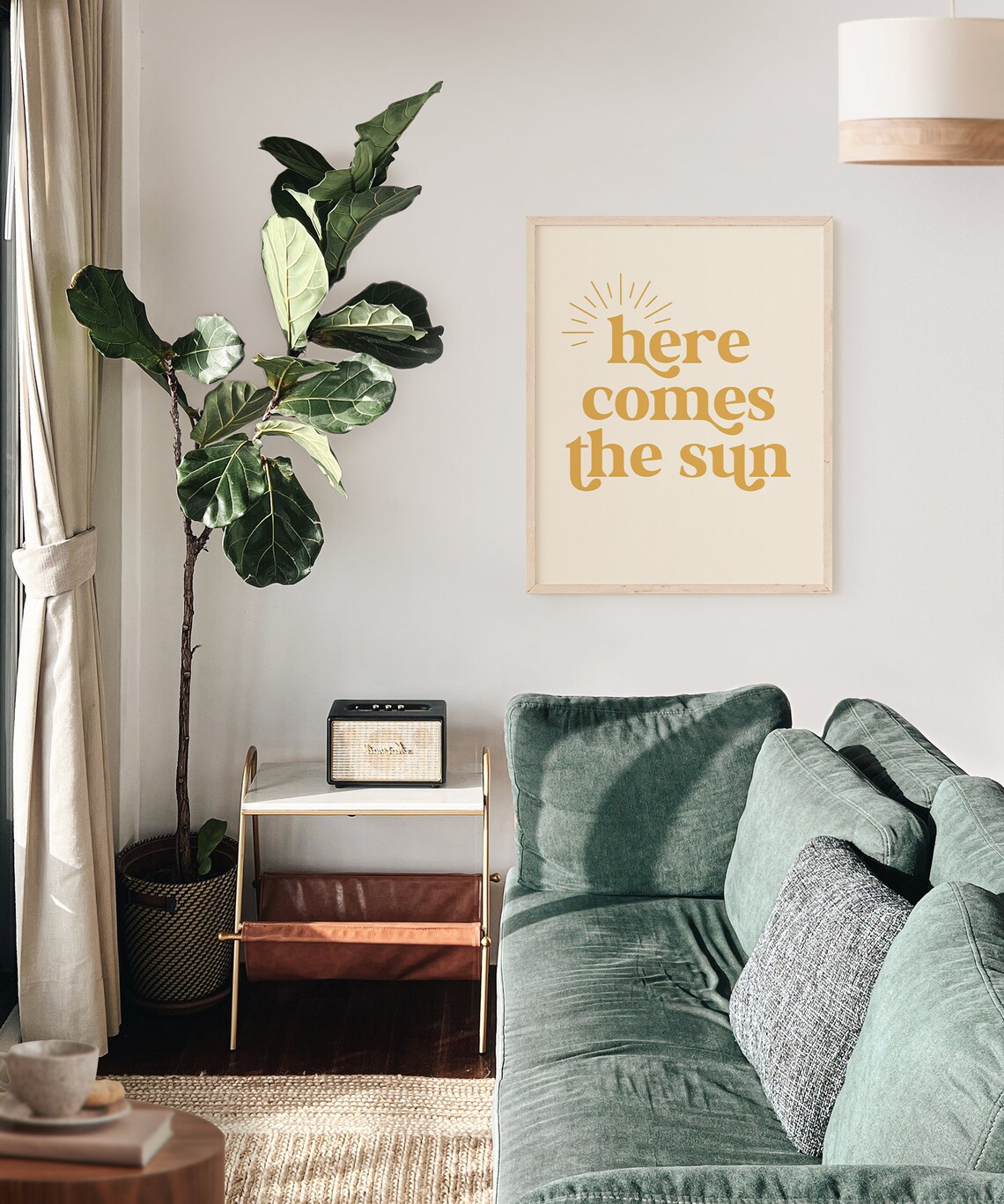 Here Comes The Sun Art Print, Boho Summer Nursery - Image 2