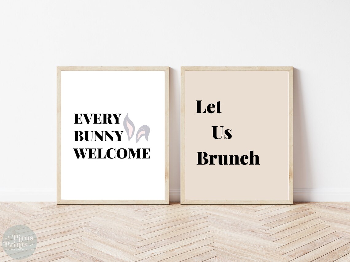 Every Bunny Welcome, Easter Pun Wall Decor - Image 5