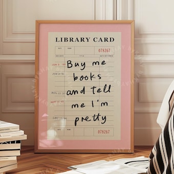 Buy Me Books And Tell Me I