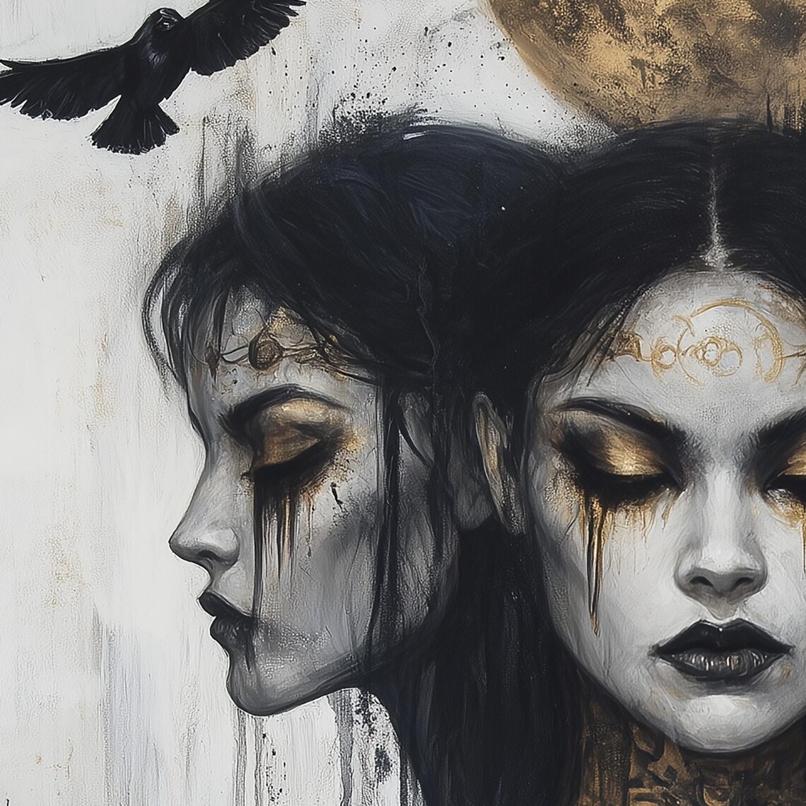 Hecate Three-Faced Goddess Art Print, Pagan Magic - Image 7