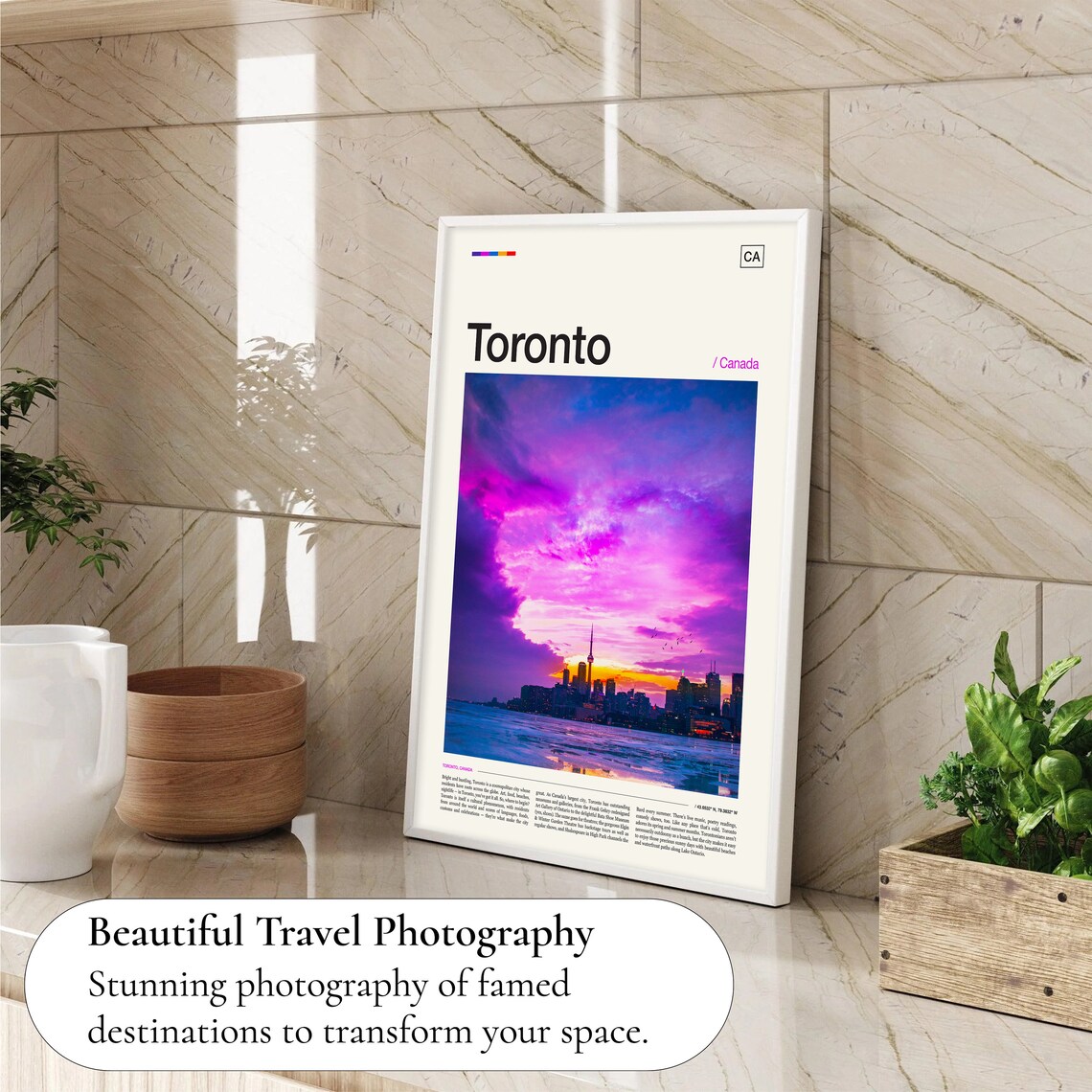 Toronto Travel Poster - Image 4