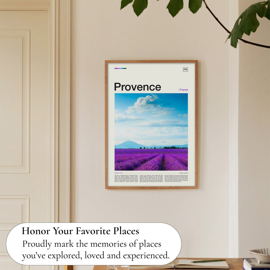 Provence Lavender Fields France Purple Bloom Countryside Photo Poster - Image 5