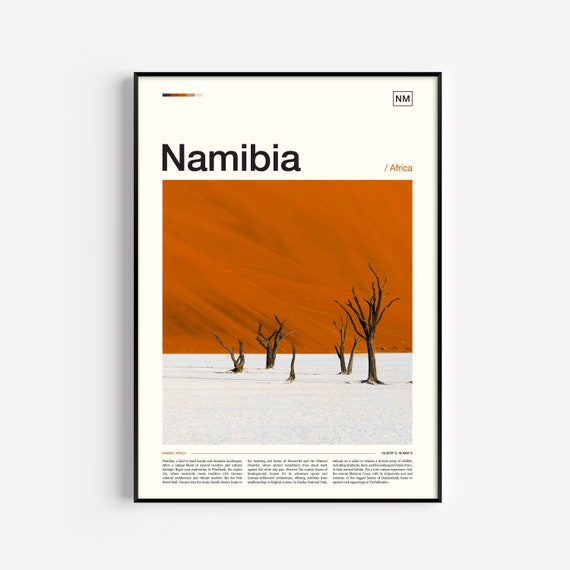 Namibia Print Namibia Poster Namibia Wall Art Namibia Photo Namibia Art Print Namibia Artwork Africa Print Africa Poster Africa Gift