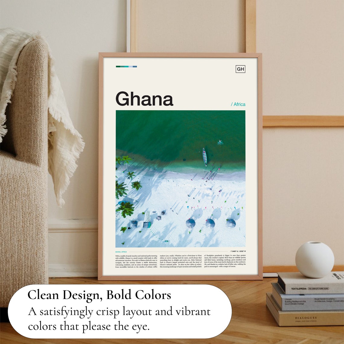 Ghana Print Ghana Poster Ghana Wall Art Ghana Art Print Ghana Decor Ghana Africa Ghana Photo Ghana Artwork Ghana Travel - Image 3