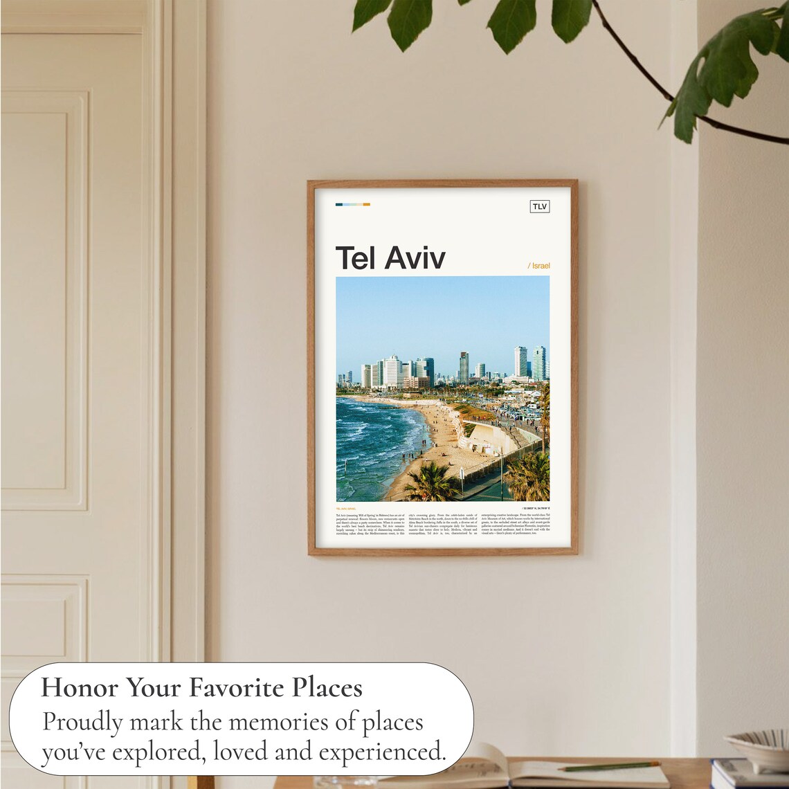Tel Aviv Print Tel Aviv Poster Tel Aviv Wall Art Tel Aviv Art Print Tel Aviv Photo Tel Aviv Photography Tel Aviv Travel Tel Aviv Decor - Image 5