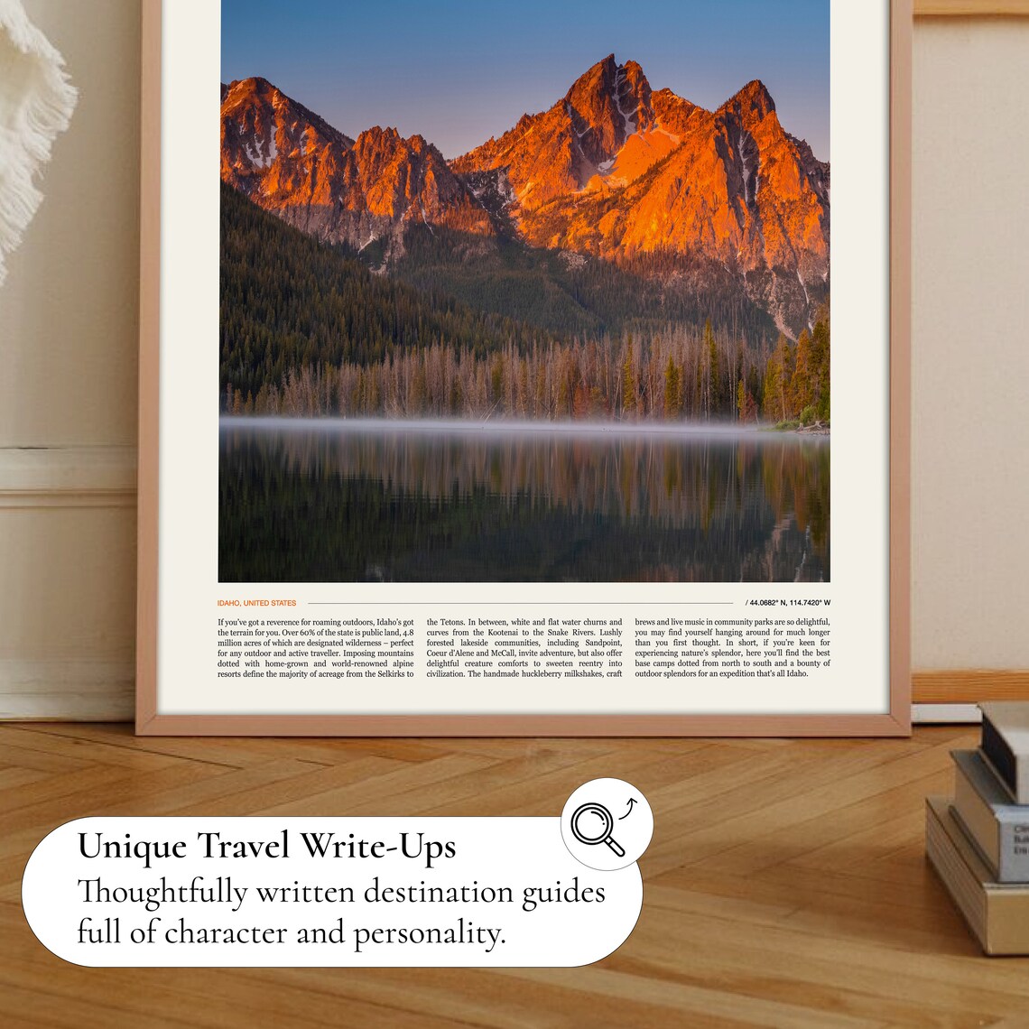 Idaho Travel Poster, USA Place Wall Art - Image 2