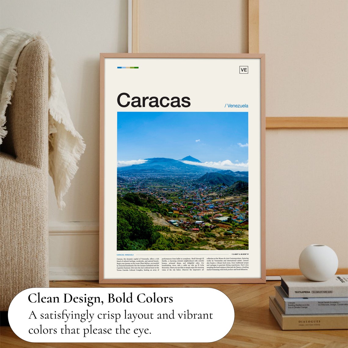 Caracas Print Caracas Poster Caracas Wall Art Caracas Art Print Caracas Artwork Caracas Photo Venezuela Print Caracas Gift - Image 3