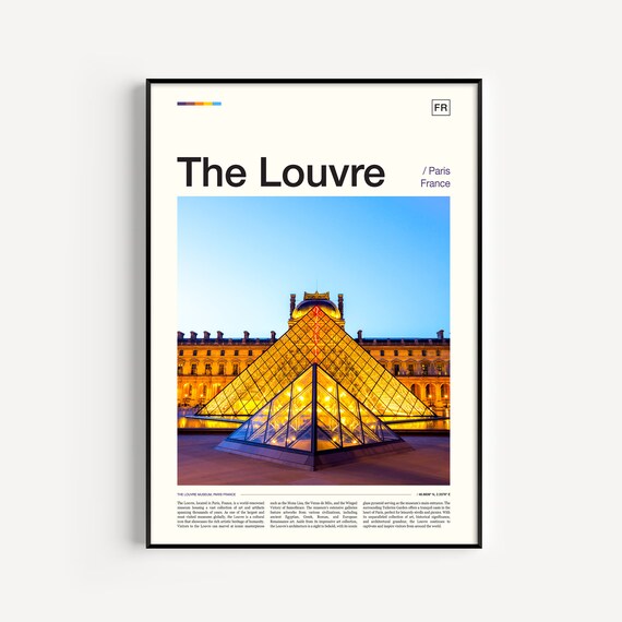 Louvre Museum The Louvre Louvre Paris Paris Photography Paris Print Paris Wall Art Louvre Wall Art French Print Travel Gift