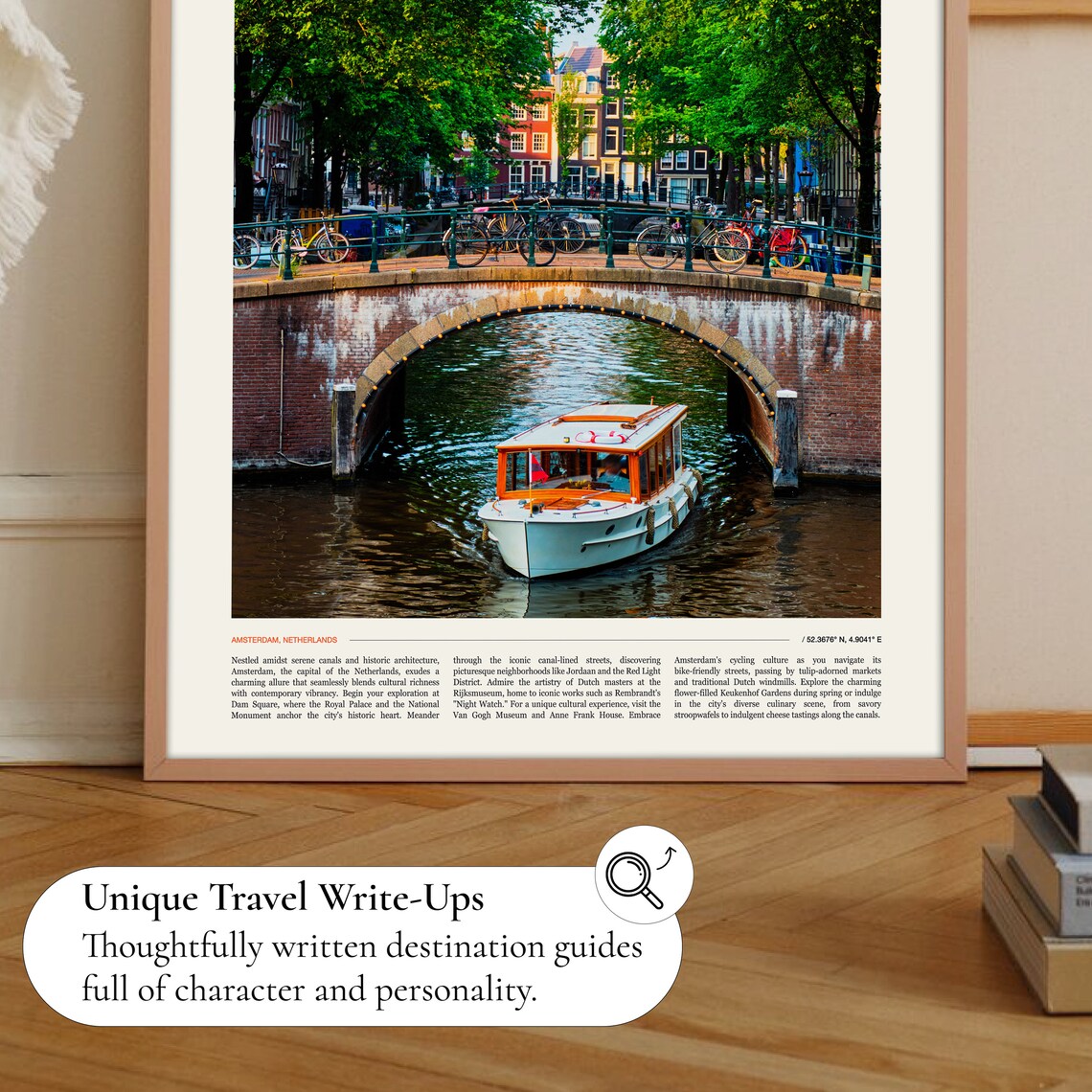 Amsterdam Netherlands Gift Travel Poster - Image 2