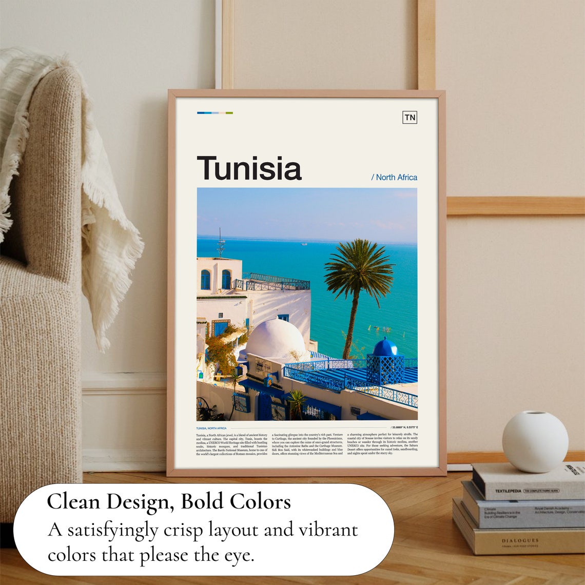 Tunisia Print Tunisia Poster Tunisia Wall Art Tunisia Art Print Tunisia Photo Tunisia Artwork Tunisia Photography Tunisia Travel - Image 3