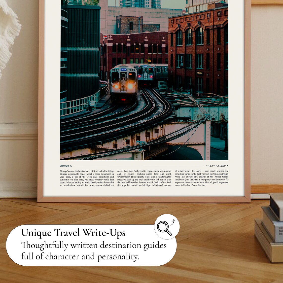 Chicago Travel Poster, City Art Print - Image 2