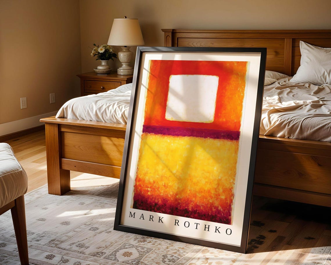 Mark Rothko Poster Abstract Expressionism Color Field Print Mark Rothko Print Modern Abstract Museum Poster Modern Wall Decor - Image 4