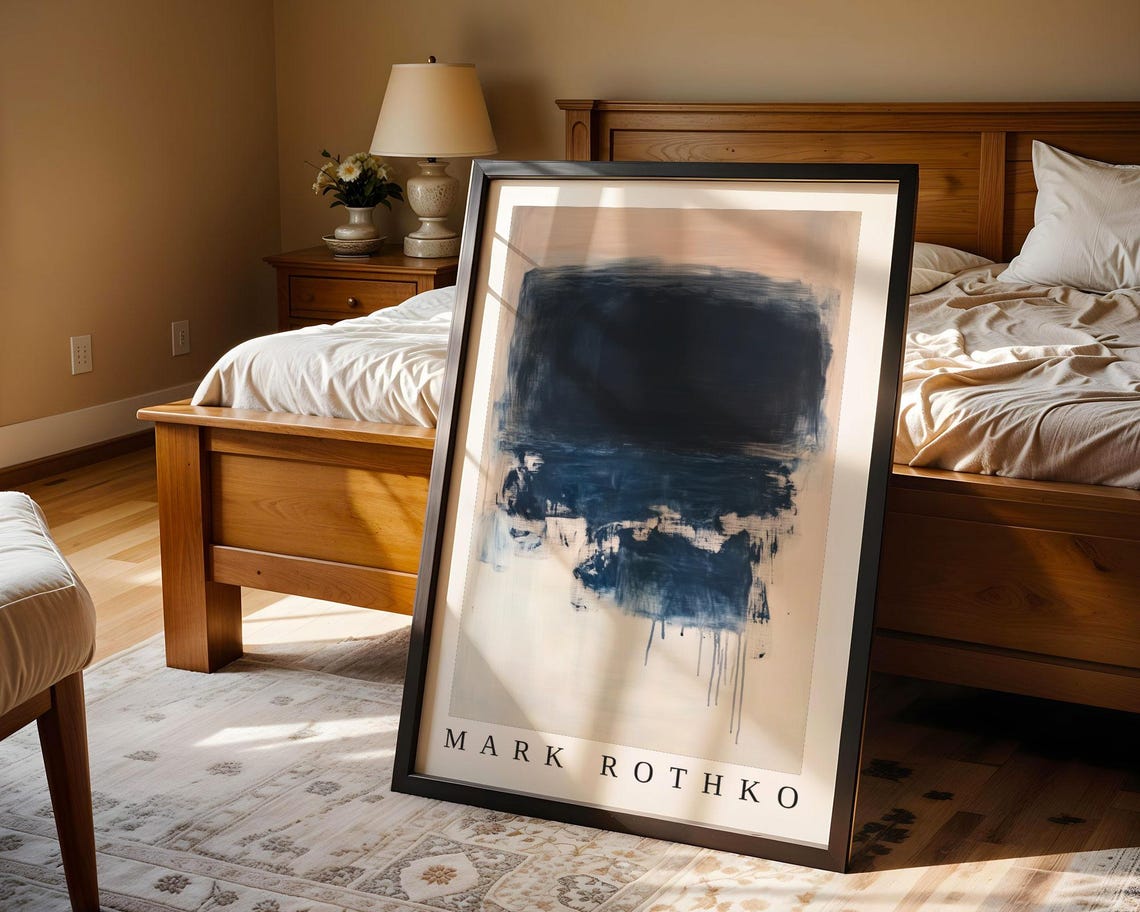 Mark Rothko Poster Abstract Expressionism Color Field Print Mark Rothko Print Modern Abstract Museum Poster Modern Wall Decor - Image 4