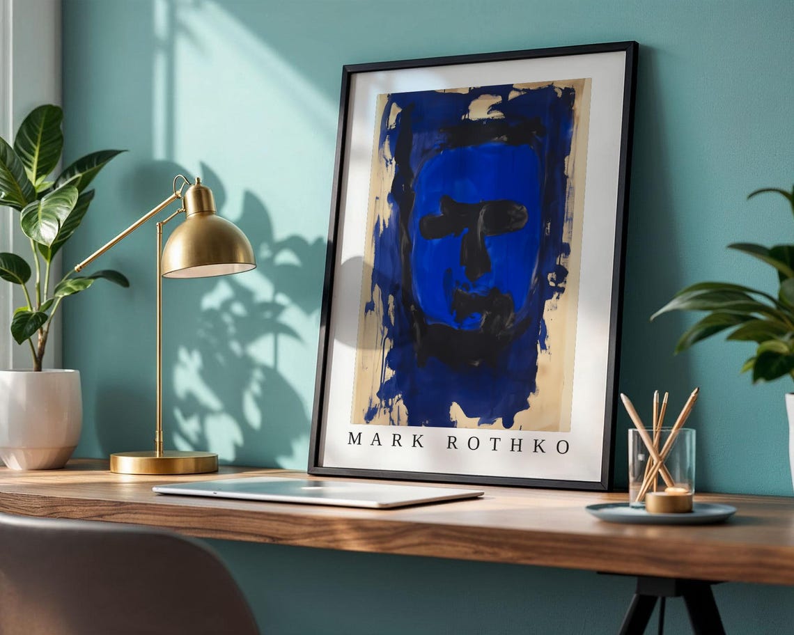 Mark Rothko Poster Abstract Expressionism Color Field Print Mark Rothko Print Modern Abstract Museum Poster Modern Wall Decor - Image 2