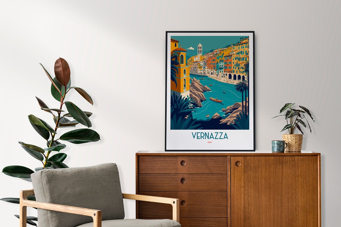 Cinque Terre Vernazza Cinque Terre Print Vernazza Print Cinque Terre Art Vernazza Italy Vernazza Poster Italy Poster - Image 2