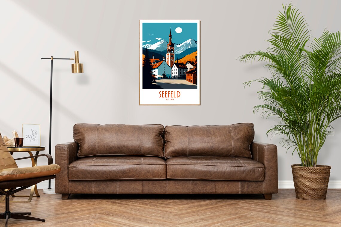 Seefeld Travel Poster, Austria Wall Art Print - Image 3