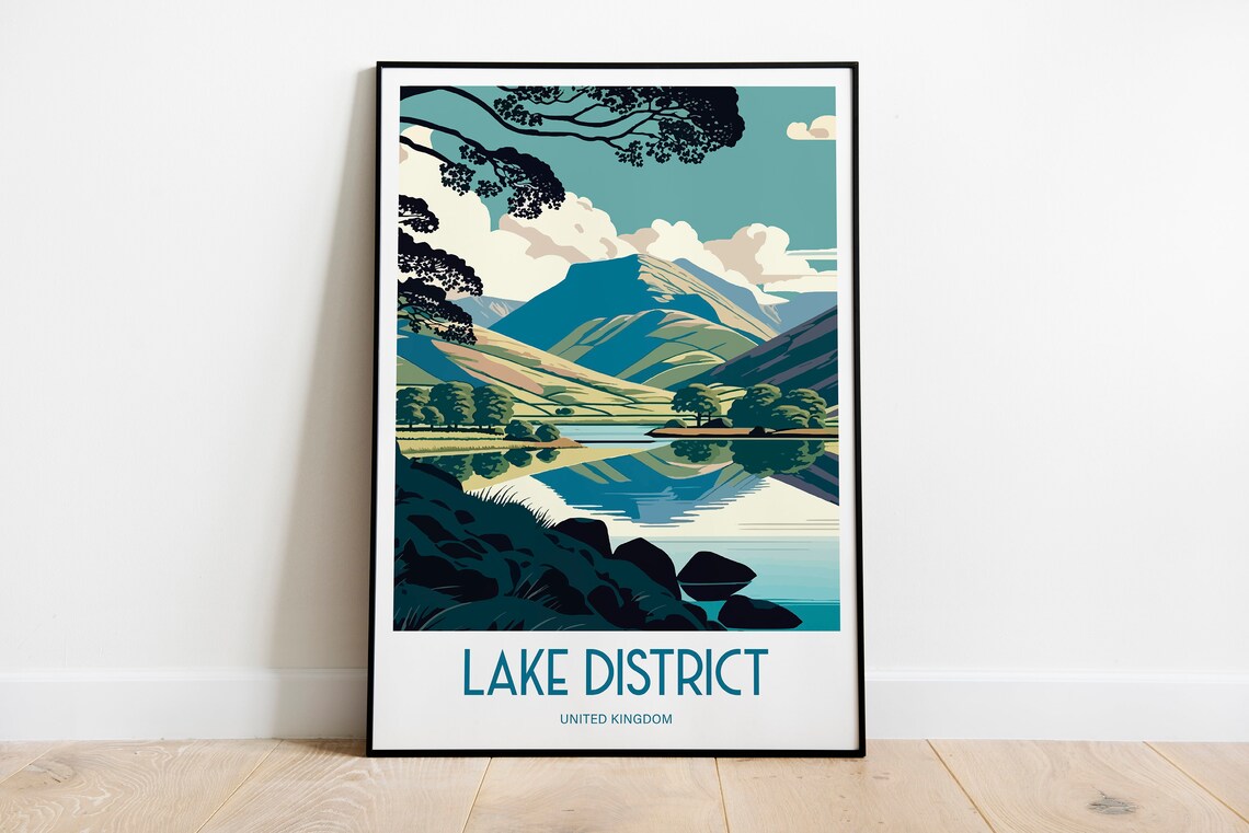 Lake District Gift Cumbria Art Print