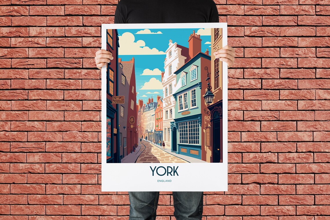 York Travel Poster, York England Travel Art - Image 2