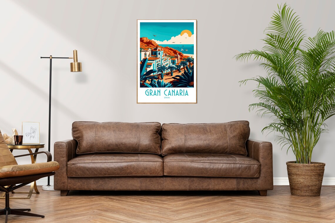 Gran Canaria Travel Poster, Spain Wall Decor - Image 3