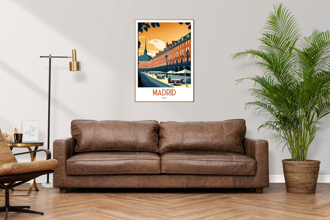 Madrid Spain Travel Poster, Europe Art Print - Image 2
