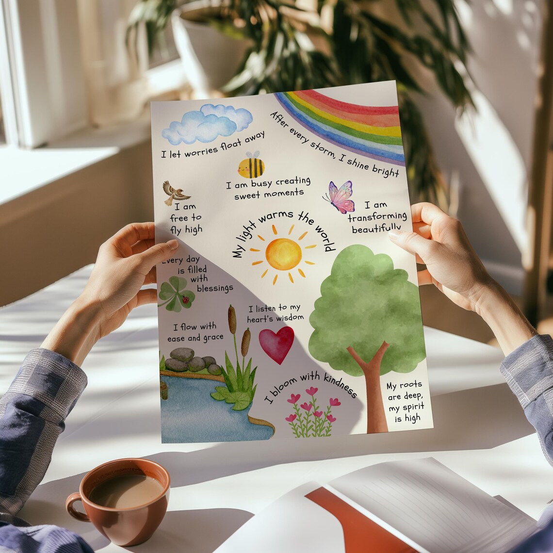 Kids Affirmation Print, Montessori Self-Love Poster