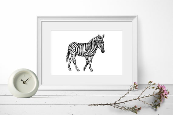Art Poster Unique Wall Dcor Nursery Prints Animal Prints For Framing Animal Nature Prints Zebra