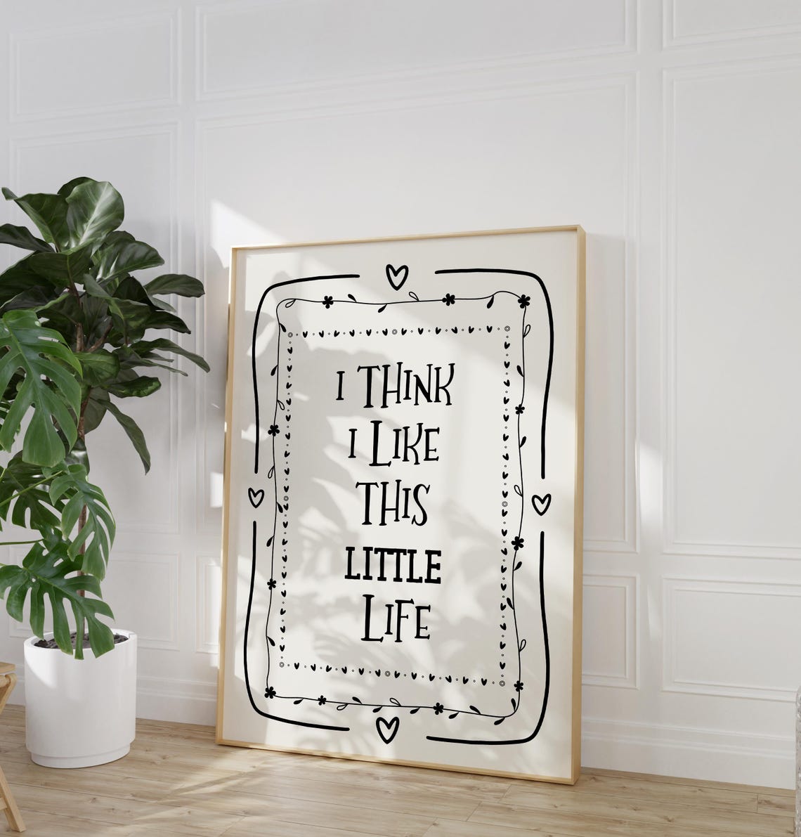 This Little Life Entryway Decor Whimsical Decor Home Decor Wall Art Minimalist Prints Housewarming - Image 2