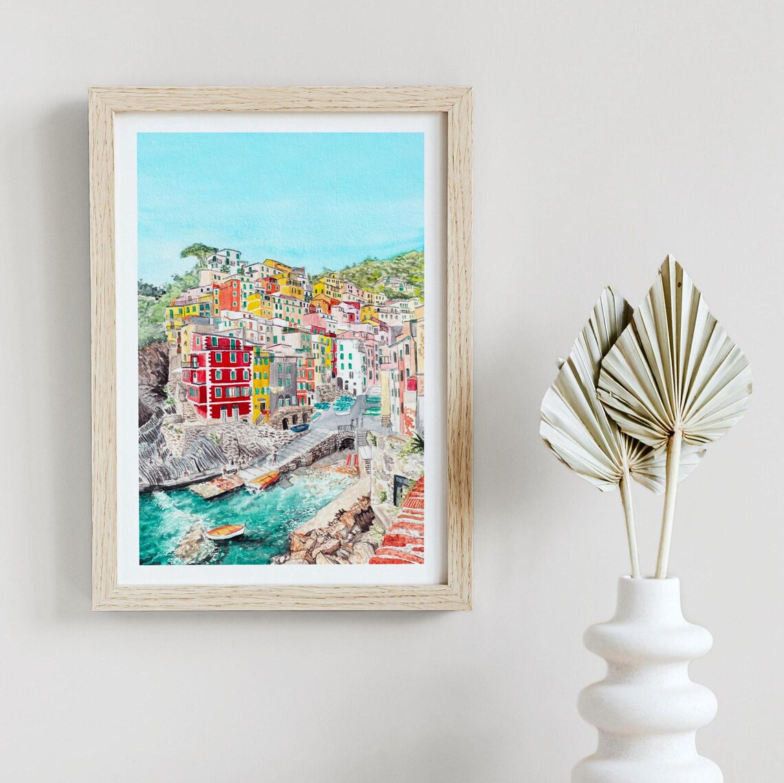 Cinque Terre Landscape, Italy Travel Art Print - Image 3