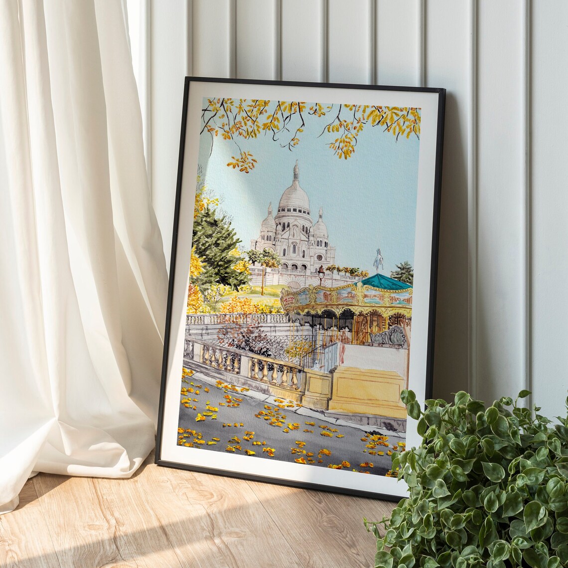 Sacre Coeur Montmartre Paris France Travel Poster - Image 2