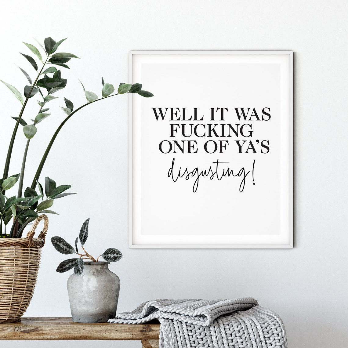 Cheeky Rude Bathroom Quote Poster Funny Toilet Humor Decor Sign - Image 2