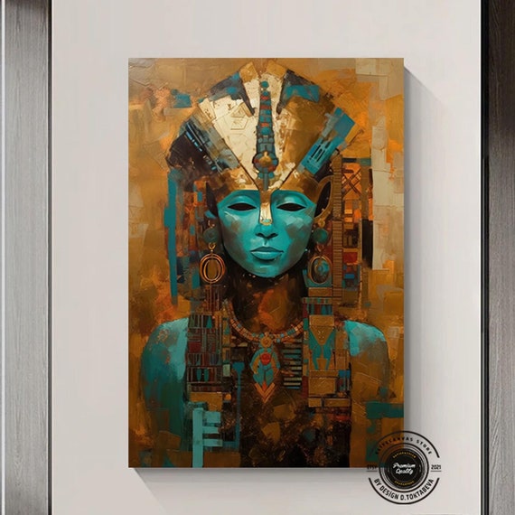 Egyptian Mythology Wall Art Cultural Mural Heritage Ancient Egypt Home Decor Contemporary