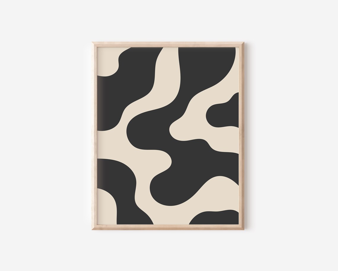 Japandi Abstract Wall Art, Minimalist Neutral Decor - Image 2