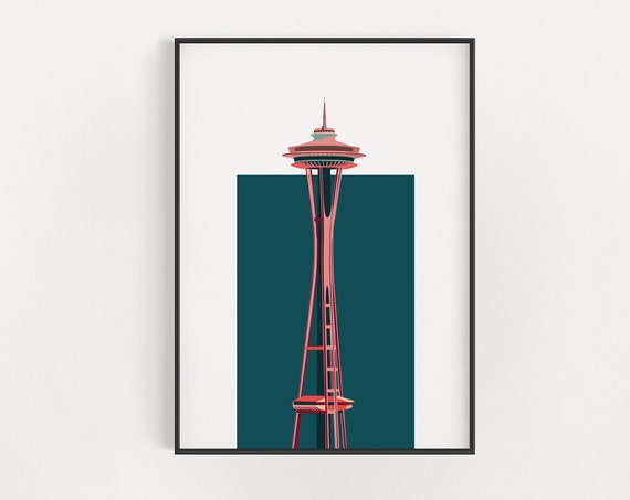 Space Needle Observation Tower, Seattle Poster