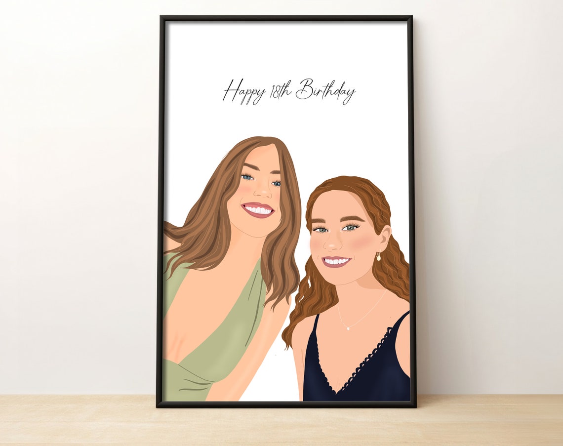 Bridesmaid And Bride With Red Rose Bouquets Wedding Day Poster - Image 3
