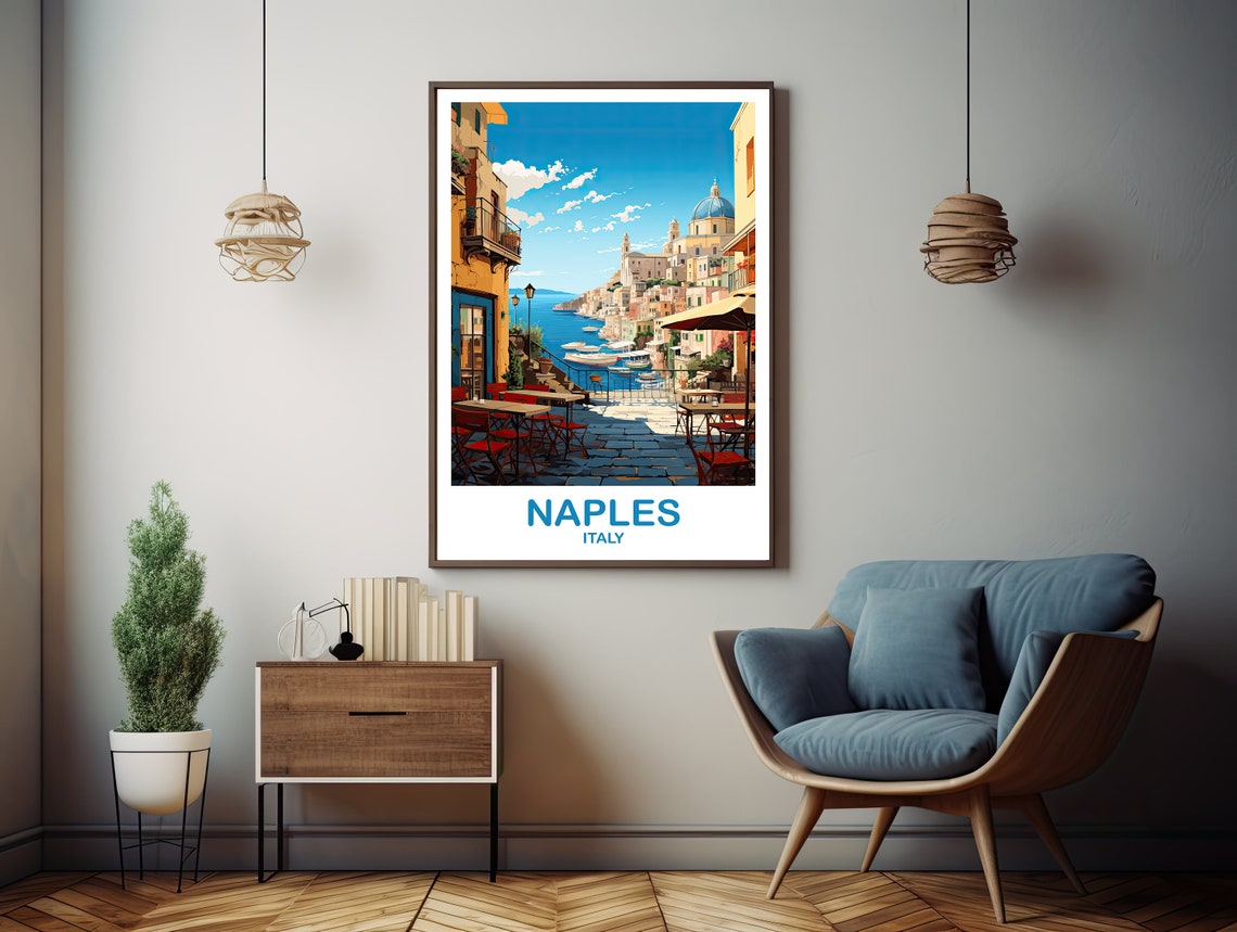 Naples Italy Travel Art Poster Naples Travel Art Italy Naples Travel Wall Art Italy Travel Art Dt2euitna2 - Image 2