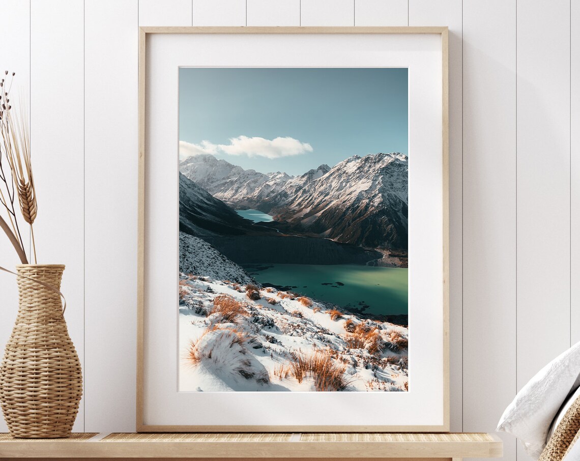 Sealy Tarns, New Zealand Travel Poster - Image 3