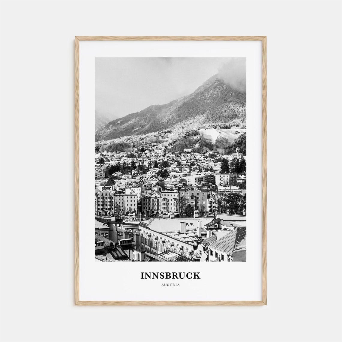 Innsbruck Wall Art Innsbruck Wall Decor Innsbruck Poster Innsbruck Home Decor Innsbruck Travel Gift Innsbruck Travel Print