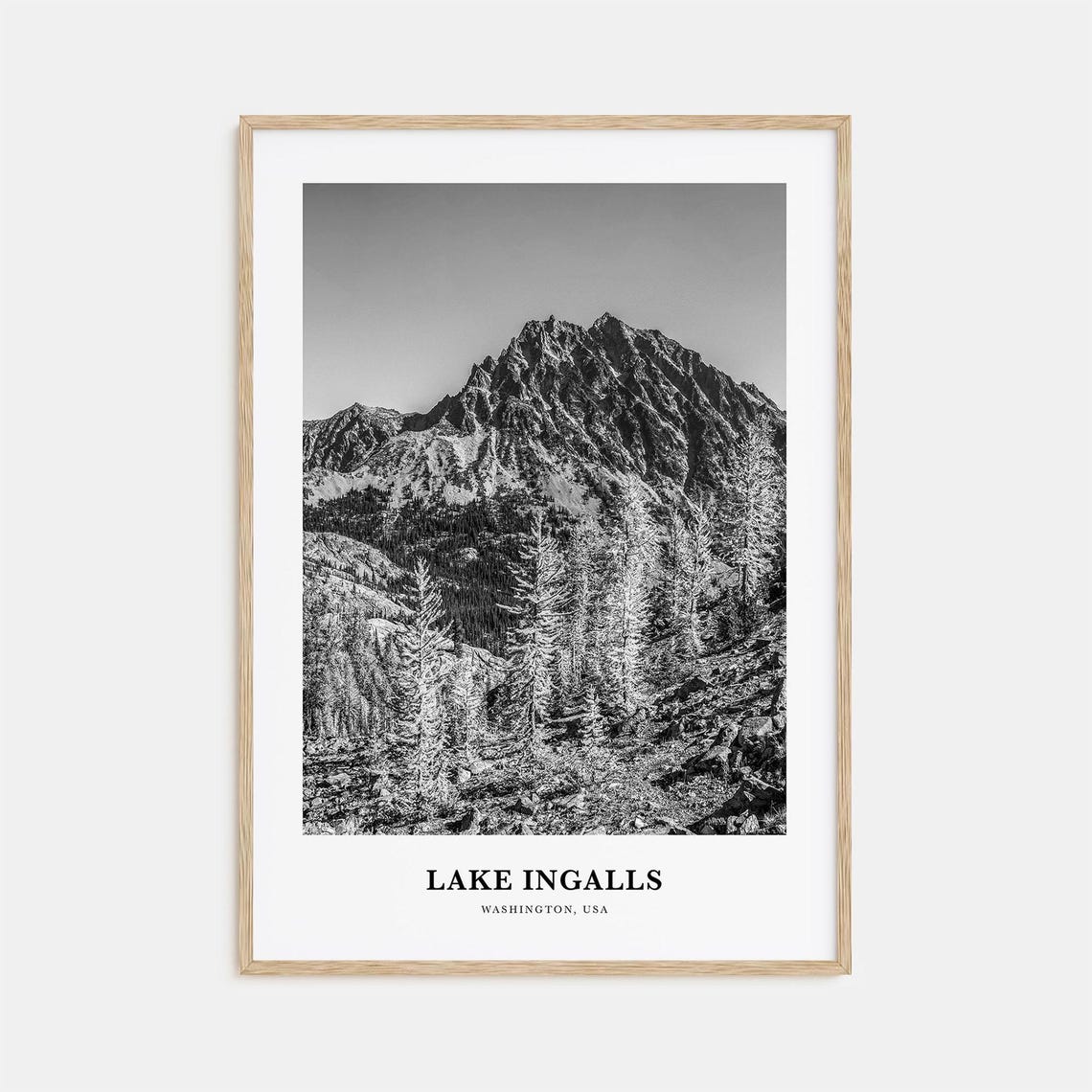 Lake Ingalls Wall Art Lake Ingalls Wall Decor Lake Ingalls Poster Lake Ingalls Home Decor Lake Ingalls Travel Gift Lake Ingalls Travel