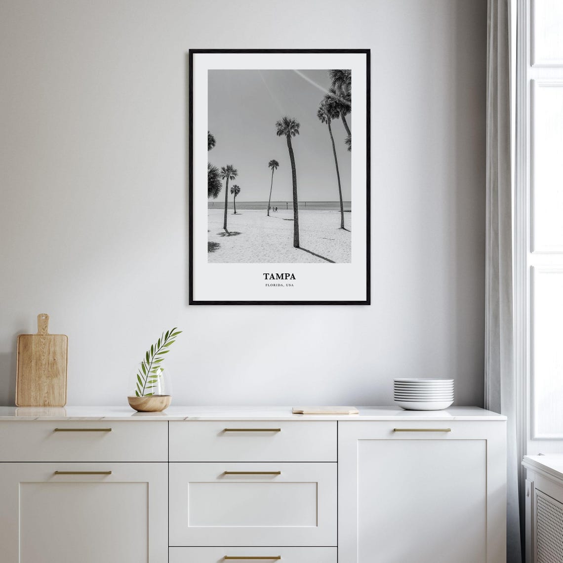 Tampa Wall Art No 1 Tampa Wall Decor Tampa Poster Tampa Home Decor Tampa Travel Gift Tampa Travel Print - Image 2