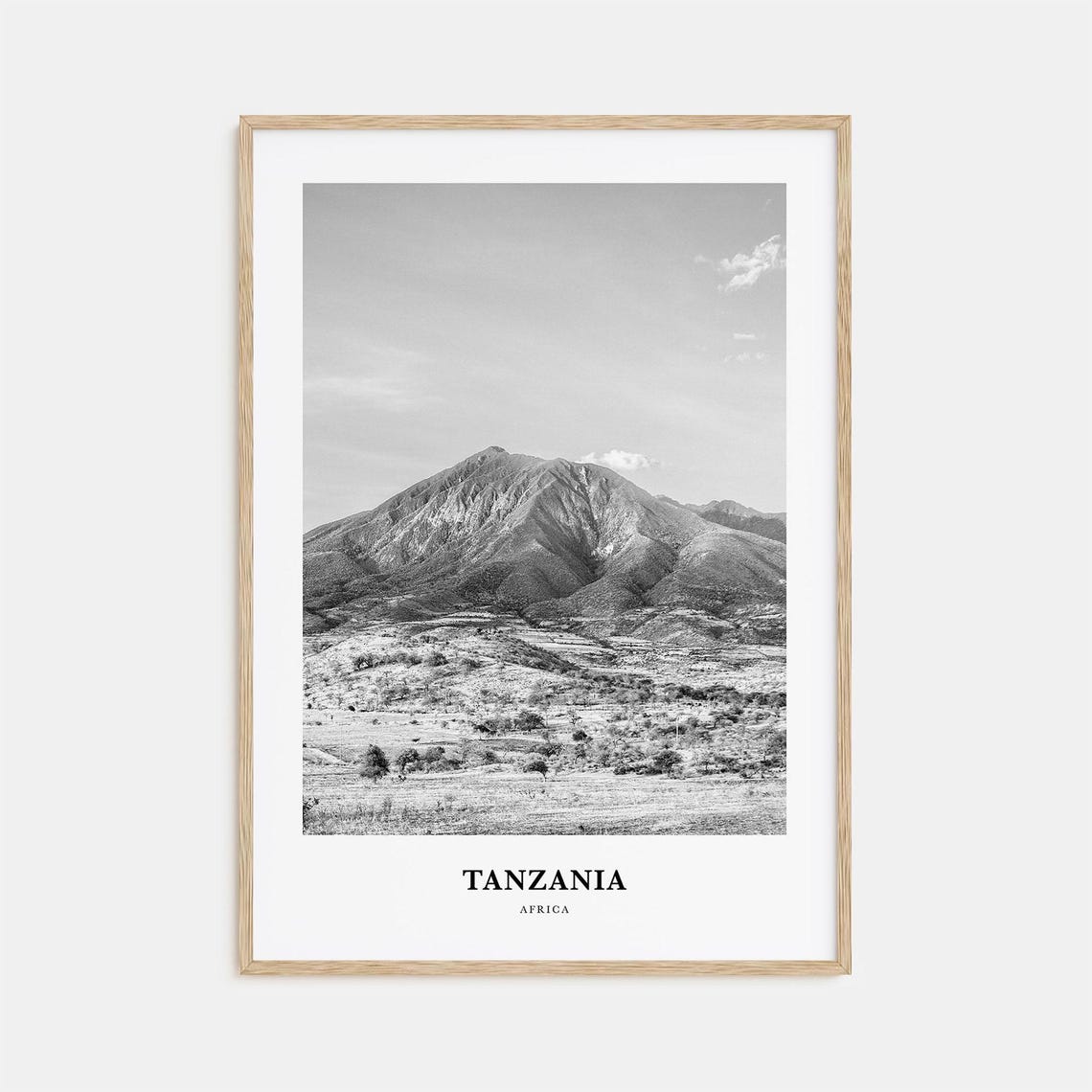 Tanzania Wall Art Tanzania Wall Decor Tanzania Poster Tanzania Home Decor Tanzania Travel Gift Tanzania Travel Print