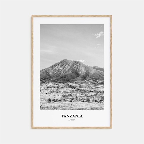 Tanzania Wall Art Tanzania Wall Decor Tanzania Poster Tanzania Home Decor Tanzania Travel Gift Tanzania Travel Print