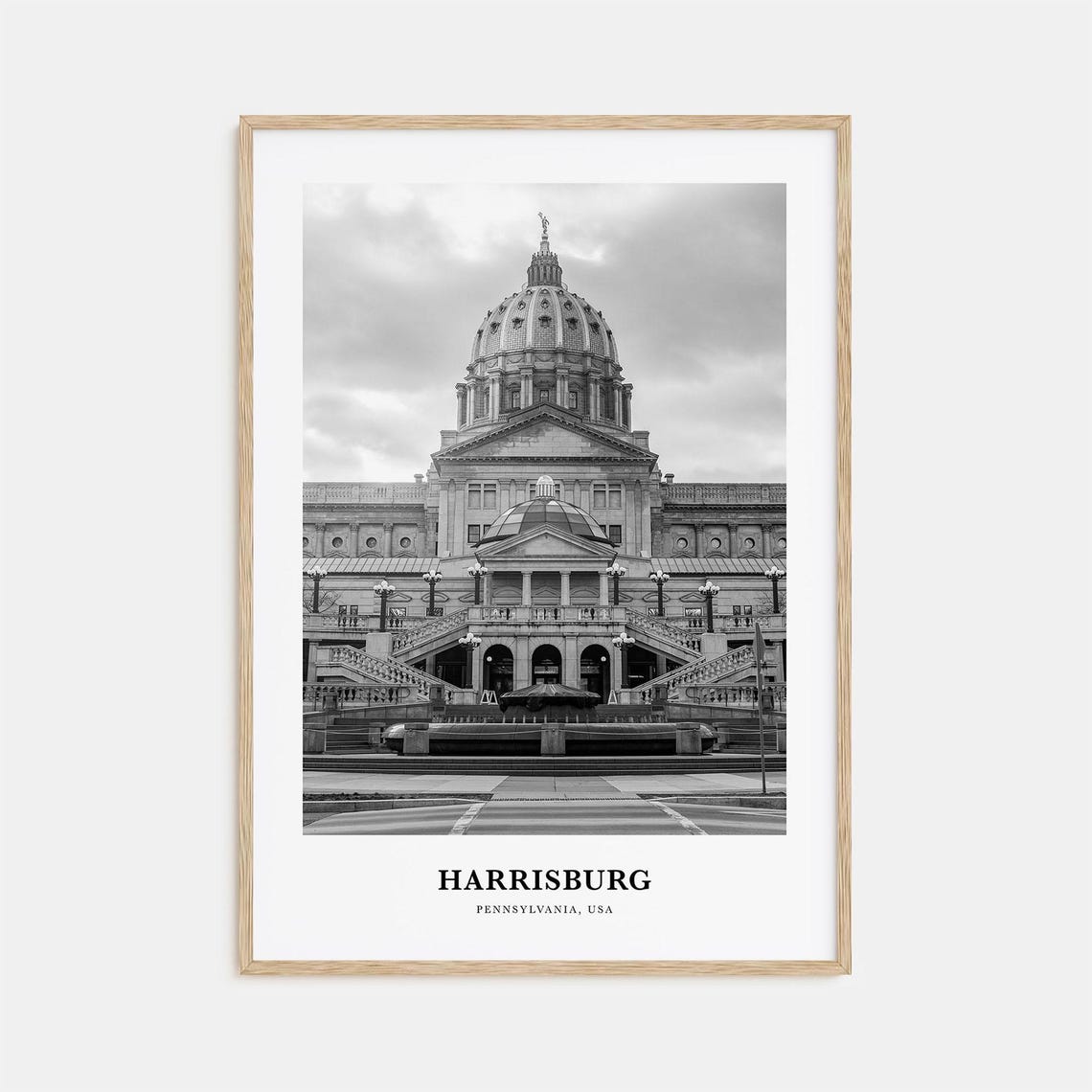 Harrisburg Wall Art Harrisburg Wall Decor Harrisburg Poster Harrisburg Home Decor Harrisburg Travel Gift Harrisburg Travel Print
